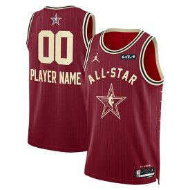 ジョーダン メンズ ユニフォーム トップス Jordan Brand Unisex 2024 NBA AllStar Game Swingman Custom Jersey Crimson