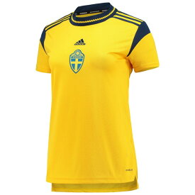 アディダス レディース ユニフォーム トップス Sweden Women's National Team adidas Women's 2022 Replica Jersey Yellow