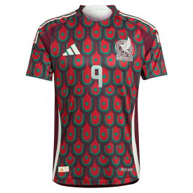 アディダス メンズ ユニフォーム トップス Raul Jimenez Mexico National Team adidas 2024 Home Authentic Player Jersey Burgundy