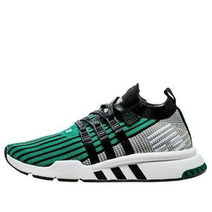 adidas �A�f�B�_�X �����Y �X�j�[�J�[ �yadidas EQT Support Mid ADV Primeknit 'Black Sub Green' CQ2998�z �T�C�Y US_5(23.0cm)