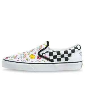 Vans �o���Y �����Y �X�j�[�J�[ �yVans Flour Shop x Classic Slip-On 'Icons Checkerboard' VN0A4U382NI�z �T�C�Y US_10.5(28.5cm)