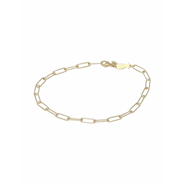 【送料無料】 クルシュニ レディース ブレスレット・バングル・アンクレット アクセサリー Paper Clip Chain Bracelet Gold：asty