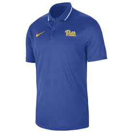 ナイキ メンズ ポロシャツ トップス Pitt Panthers Nike 2023 Sideline Coaches Performance Polo Royal