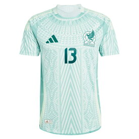 アディダス メンズ ユニフォーム トップス Guillermo Ochoa Mexico National Team adidas 2024 Away Authentic Player Jersey Green