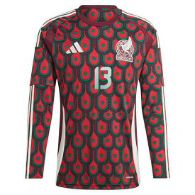 アディダス メンズ ユニフォーム トップス Guillermo Ochoa Mexico National Team adidas 2024 Home Replica Player Long Sleeve Jersey Burgundy