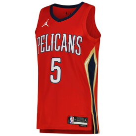 ジョーダン メンズ ユニフォーム トップス Herbert Jones New Orleans Pelicans Jordan Brand Unisex Swingman Jersey Statement Edition Red