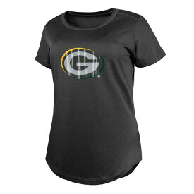 ニューエラ レディース Tシャツ トップス Green Bay Packers New Era Women's 2024 NFL Draft TShirt Charcoal