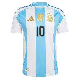 アディダス メンズ ユニフォーム トップス Lionel Messi Argentina National Team adidas 2024 Home Authentic Player Jersey White