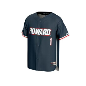 ゲームデイグレーツ メンズ ユニフォーム トップス #1 Howard Bison GameDay Greats Unisex Lightweight Baseball Fashion Jersey Navy