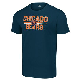 スターター メンズ Tシャツ トップス Chicago Bears Starter Mesh Team Graphic TShirt Navy