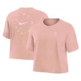 ナイキ レディース Tシャツ トップス Paris SaintGermain Nike Women's Voice Crop TShirt Pink
