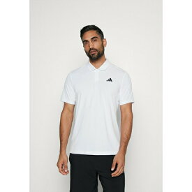アディダス メンズ Tシャツ トップス CLUB - Polo shirt - white