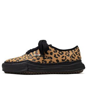 Maison MIHARA YASUHIRO �~�n�����X�q�� �����Y �X�j�[�J�[ �yMaison MIHARA YASUHIRO BAKER OG Sole Leopard Canvas Low-top Sneaker 'Brown' A10FW719-BRN�z �T�C�Y US_9(27.0cm)