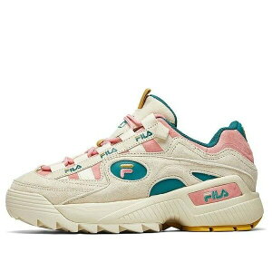 FILA �t�B�� ���f�B�[�X �X�j�[�J�[ �y(WMNS) FILA D-Formation Classic Traning Shoes White/Green/Pink F52W011402FAF�z �T�C�Y US_6.5(23.5cm)