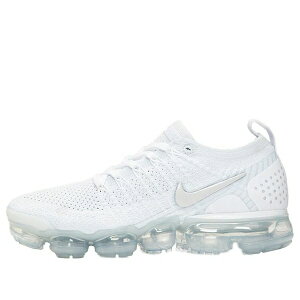 Nike �i�C�L ���f�B�[�X �X�j�[�J�[ �y(WMNS) Nike Air VaporMax Flyknit 2 'White Vast Grey' 942843-105�z �T�C�Y US_5.5(22.5cm)