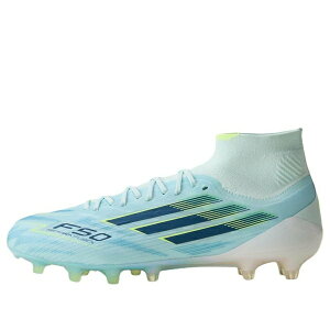 adidas �A�f�B�_�X ���f�B�[�X �X�j�[�J�[ �y(WMNS) adidas F50 Sparkfusion Elite Mid Cut FG / AG 'Almost Blue Dusky Petrol' JR6476�z �T�C�Y US_W_13