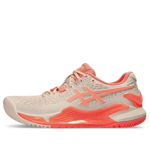ASICS �A�V�b�N�X ���f�B�[�X �X�j�[�J�[ �y(WMNS) ASICS Gel-Resolution 9 'Pearl Pink Sun Coral' 1042A208-700�z �T�C�Y US_5.5(22.5cm)