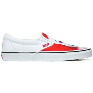 Vans �o���Y �����Y �X�j�[�J�[ �yVans Classic Slip-On House of Terror IT�z �T�C�Y US_6.5(24.5cm) True White