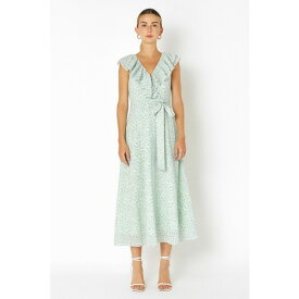 エンドレスローズ レディース ワンピース トップス Women's Textured Floral Print Dress Blue multi