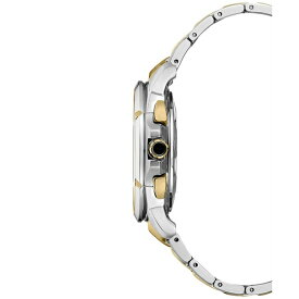 セイコー レディース 腕時計 アクセサリー Men's Chronograph Coutura Two-Tone Stainless Steel Bracelet Watch 42mm Black