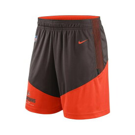 ナイキ レディース カジュアルパンツ ボトムス Men's Brown, Orange Cleveland Browns Sideline Primary Lockup Performance Shorts Brown, Orange