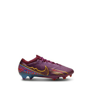 �i�C�L �����Y �X�j�[�J�[ �V���[�Y Zoom mercurial vapor 15 elite km fg cleats mbappe dark beetroot sneakers Purple