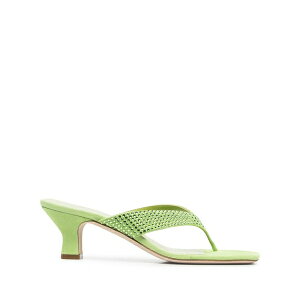 �p���e�L�T�X ���f�B�[�X �T���_�� �V���[�Y Rhinestone-embellished leather sandals Green