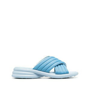 �J���y�[�� ���f�B�[�X �T���_�� �V���[�Y Spiro crossover-strap sandals Blue
