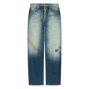 �f�B�[�X�N�G�A�[�h �����Y �f�j���p���c �{�g���X Distressed-effect jeans Blue