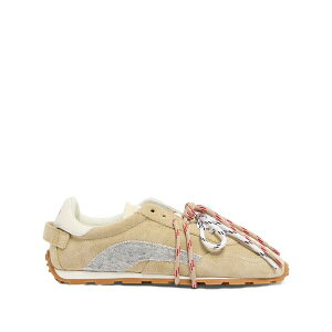�f�B�[�X�N�G�A�[�h ���f�B�[�X �X�j�[�J�[ �V���[�Y Maple-leaf panelled sneakers Neutrals