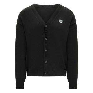 �P���]�[ �����Y �J�[�f�B�K�� �A�E�^�[ Happy tiger-embroidered cardigan Black