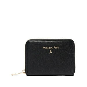 �p�g���c�B�A �y�y ���f�B�[�X ���z �A�N�Z�T���[ Logo-lettering pebble wallet Black