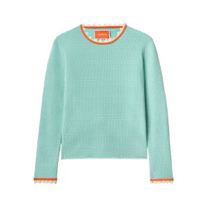 ���E�_�u���E�W�F�C ���f�B�[�X �j�b�g&�Z�[�^�[ �A�E�^�[ Textured-knit crew-neck sweater Green