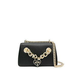 �x���T�[�` ���f�B�[�X �V�����_�[�o�b�O �o�b�O Logo-charm chain-embellished crossbody bag Black
