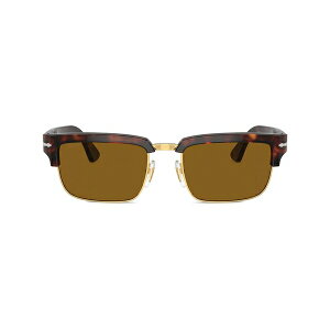�y���\�� �����Y �T���O���X�E�A�C�E�F�A �A�N�Z�T���[ Rectangle-frame sunglasses Brown