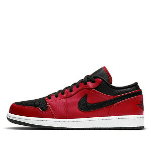 Air Jordan W[_ Y Xj[J[ yAir Jordan 1 Low 'Reverse Bred Pebbled Swoosh' 553558-605z TCY US_9(27.0cm)