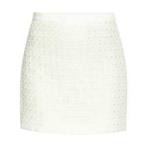 �J�T�u�����J ���f�B�[�X �X�J�[�g �{�g���X High-waisted cotton mini skirt White