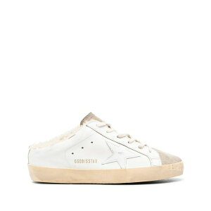 �S�[���f���O�[�X ���f�B�[�X �X���b�|���E���[�t�@�[ �V���[�Y Super-star sabots lace-up sneakers White