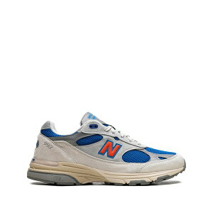 �j���[�o�����X �����Y �X�j�[�J�[ �V���[�Y X kith 993 knicks pack home lace-up sneakers Grey