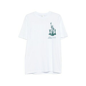 �� �h�D �����Y T�V���c �g�b�v�X Checkmate statue-chess-print t-shirt White