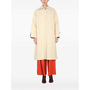 �A���W ���f�B�[�X �R�[�g �A�E�^�[ Button-cuff wool-blend coat Neutrals