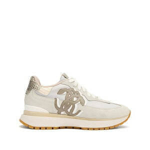 ���x���g�J���@�� ���f�B�[�X �X�j�[�J�[ �V���[�Y Leather-panelled sneakers White