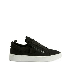 �W���[�b�y�U�m�b�e�B �����Y �X�j�[�J�[ �V���[�Y Gz94 leather double-zip low-top sneakers Black