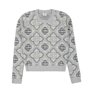 �J�T�u�����J ���f�B�[�X �j�b�g&�Z�[�^�[ �A�E�^�[ Monogram-pattern jumper Grey