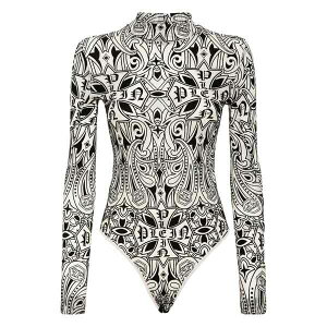 �t�B���b�v�v���C�� ���f�B�[�X �V���c �g�b�v�X Gothic plein bodysuit Neutrals