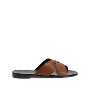�W���[�b�y�U�m�b�e�B �����Y �T���_�� �V���[�Y Flavio crossed-leather sandals Brown