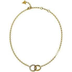 【送料無料】 ゲス レディース ネックレス・チョーカー・ペンダントトップ アクセサリー Ladies Guess Jewellery Forever Links Necklace Gold