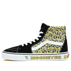 Vans �o���Y �����Y �X�j�[�J�[ �yVans Mooneyes x SK8-HI 'Black Yellow' VN0A5JMJY23�z �T�C�Y US_5(23.0cm)