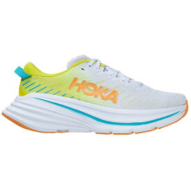 Hoka One One ホカオネオネ メンズ スニーカー 【Hoka One One Bondi X】 サイズ US_8.5(26.5cm) White Evening Primrose