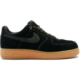 Nike ナイキ メンズ スニーカー 【Nike Air Force 1 Low '07】 サイズ US_9.5(27.5cm) Black Suede Gum